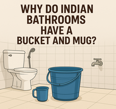 Why do Indian Bathrooms Have a Bucket and Mug?