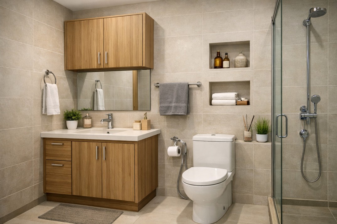 Bathroom Storage Planning in Indian Homes