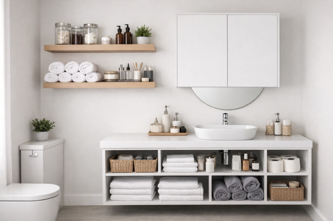 smart bathroom storage ideas small bathroom