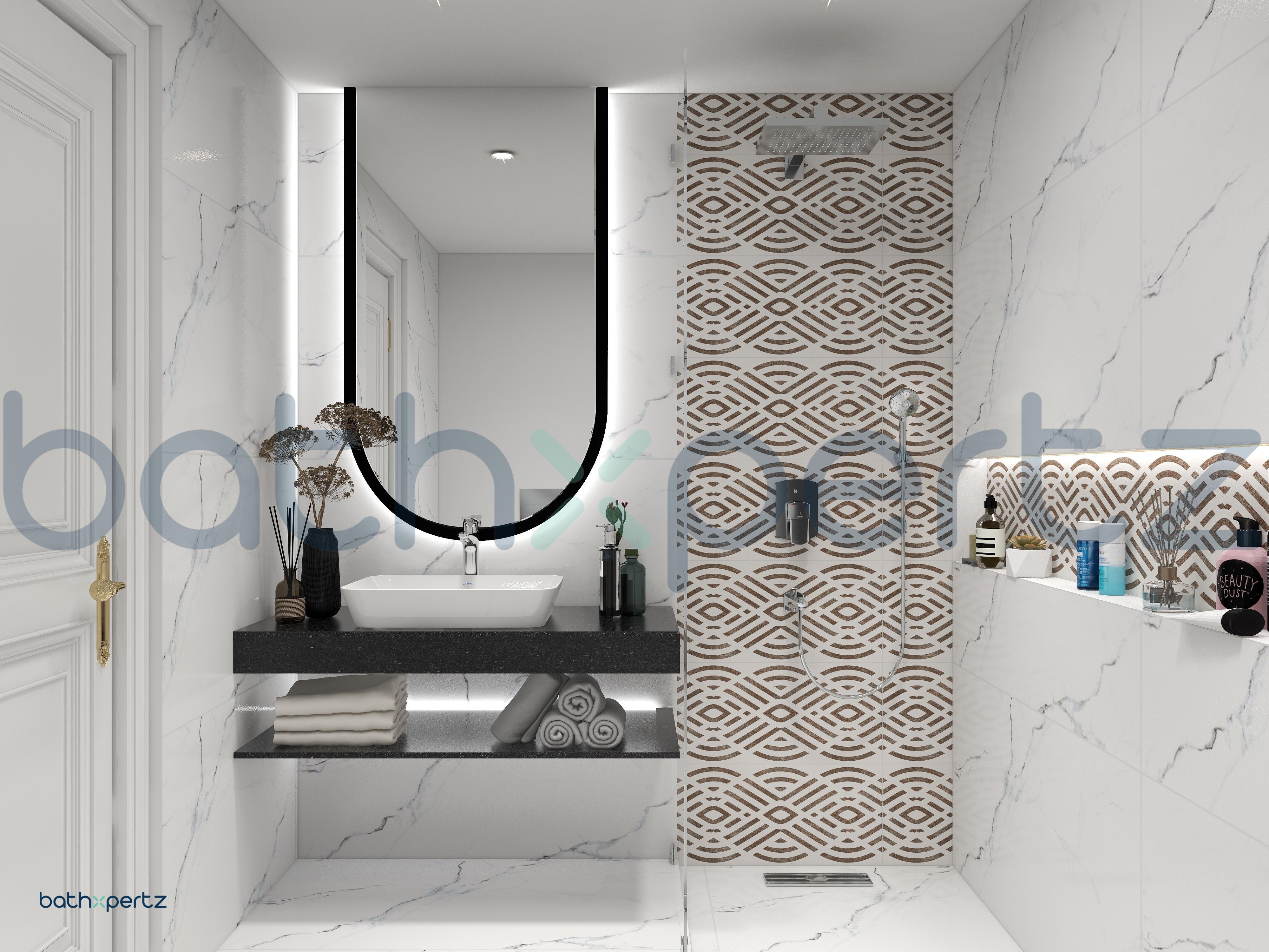 Mosaic Symphony | Space Saving Bathroom Design