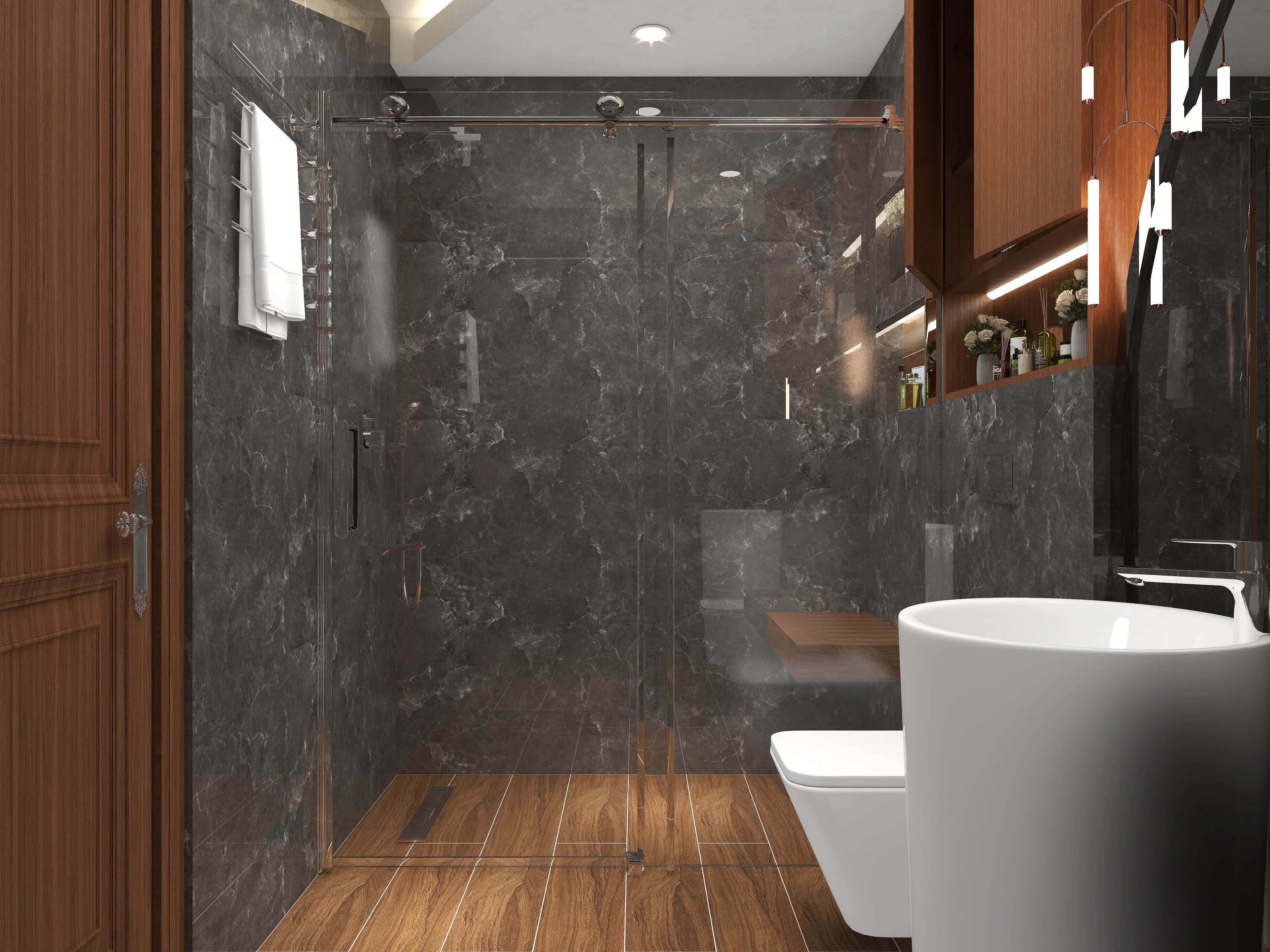 Modern Zen | Small Bathroom Design