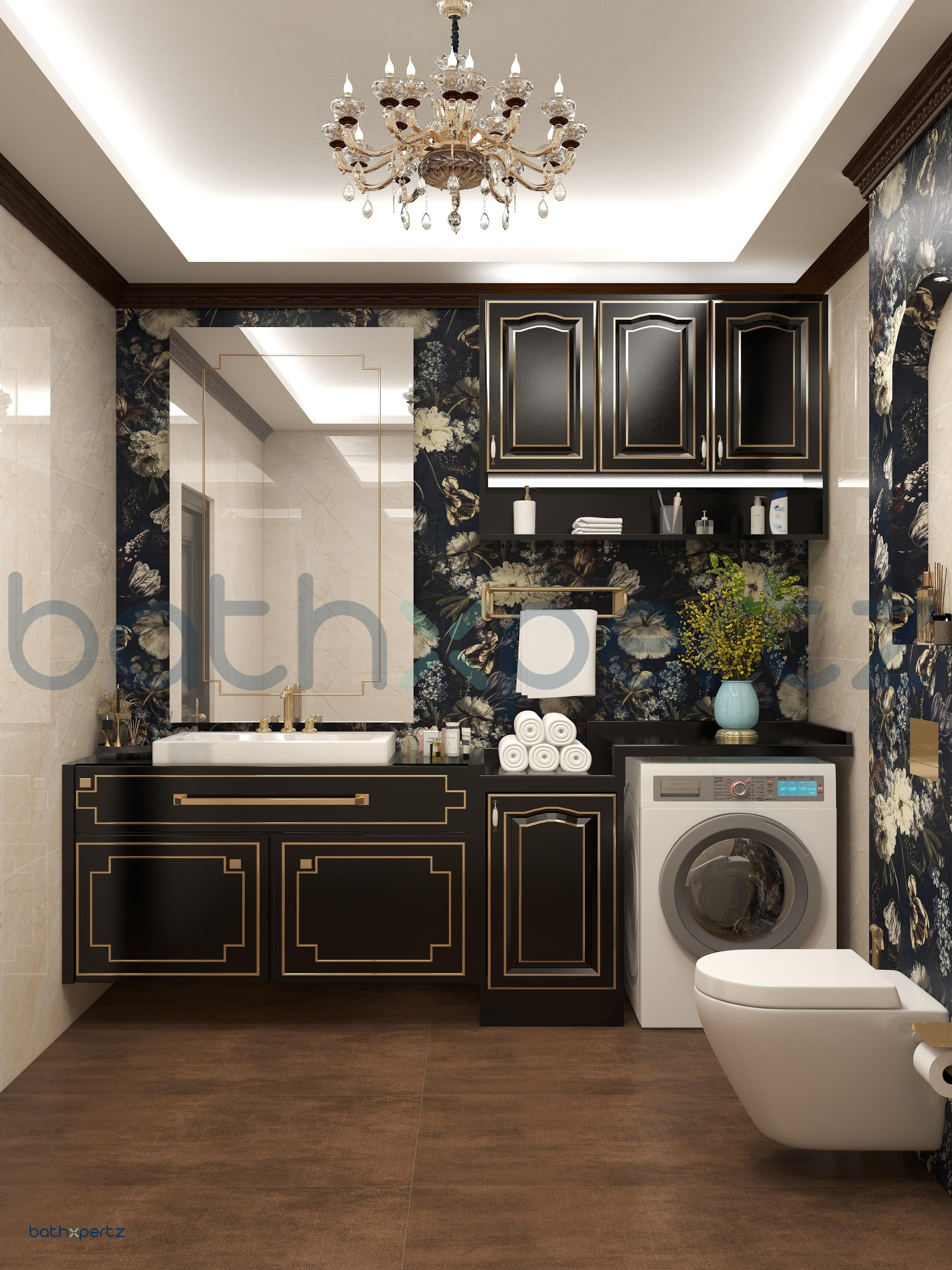 Heritage Charm | Traditional Bathroom with Corner Bathtub