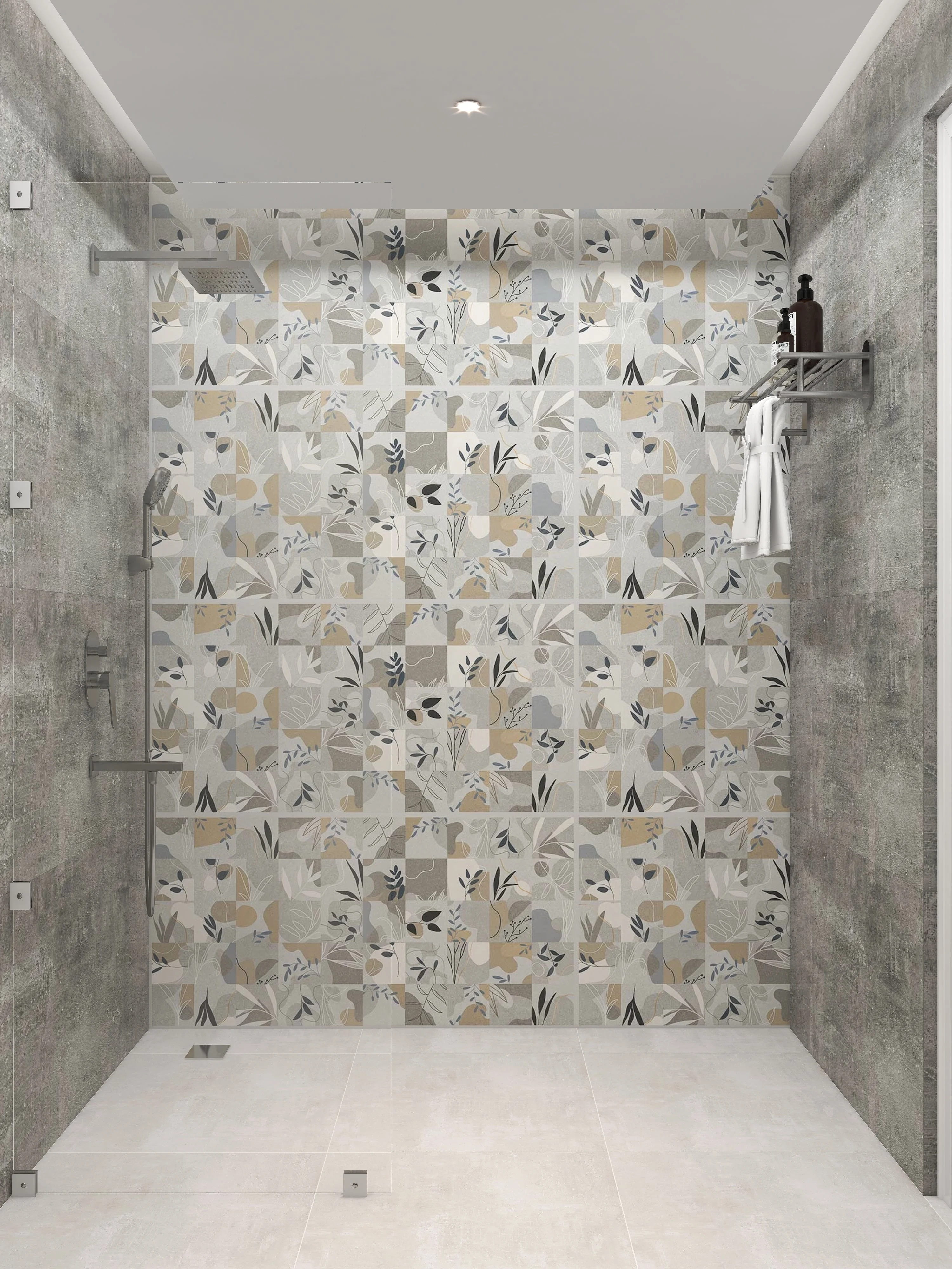 Obsidian Artistry | Artistic Regular Bathroom Design